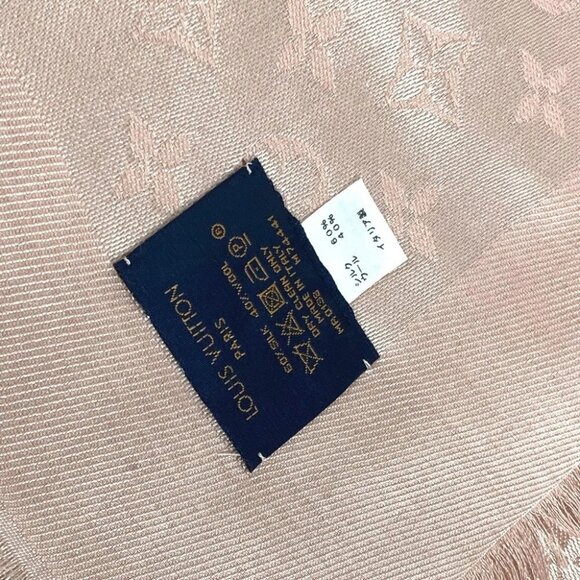 LOUIS VUITTON M74441 large fringe Shoal-Monogram Shawls Accessories Stole/Shawl - Picture 7 of 12